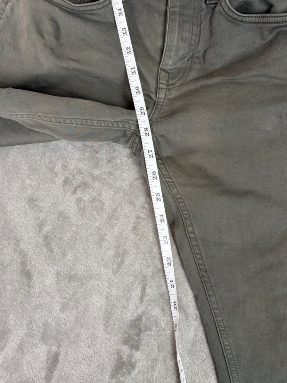 Banana Republic Traveler Pants Men’s 30x30 Green Skinny Fit Stretch Casual - Picture 6 of 9
